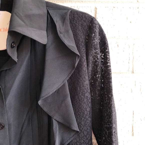 NWT See By Chloe Silk Long Sleeve Lace Romper - Picture 4 of 8